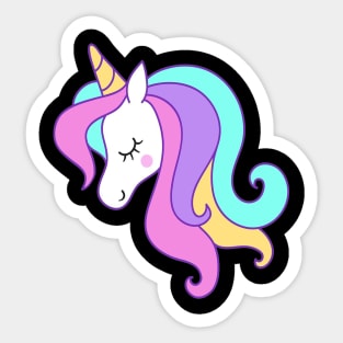 Cute Pastel Unicorn Sticker